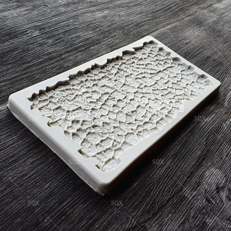Новая настенная текстура для моделирования из мастики формы для выпечки тортов, силиконовые инструменты для украшения шоколадного торта инструменты для выпечки MR85