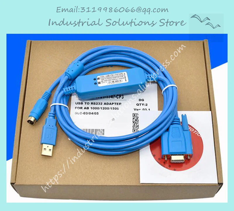 USB 1747 CP3 1761 Кабель для программирования AB ПЛК серии Новый|Кронштейны| |