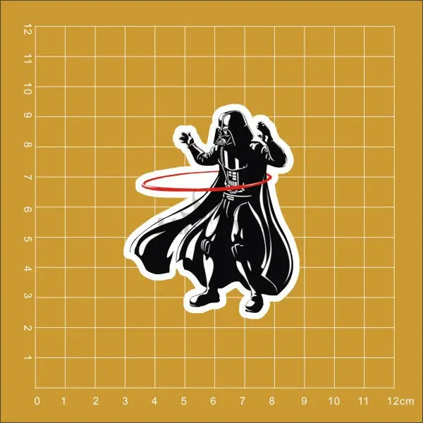 

Star Wars Darth Vader Spoof funny Waterproof PVC sticker for Notebook/refrigerator/skateboard/trolley case/backpack/Tables/book