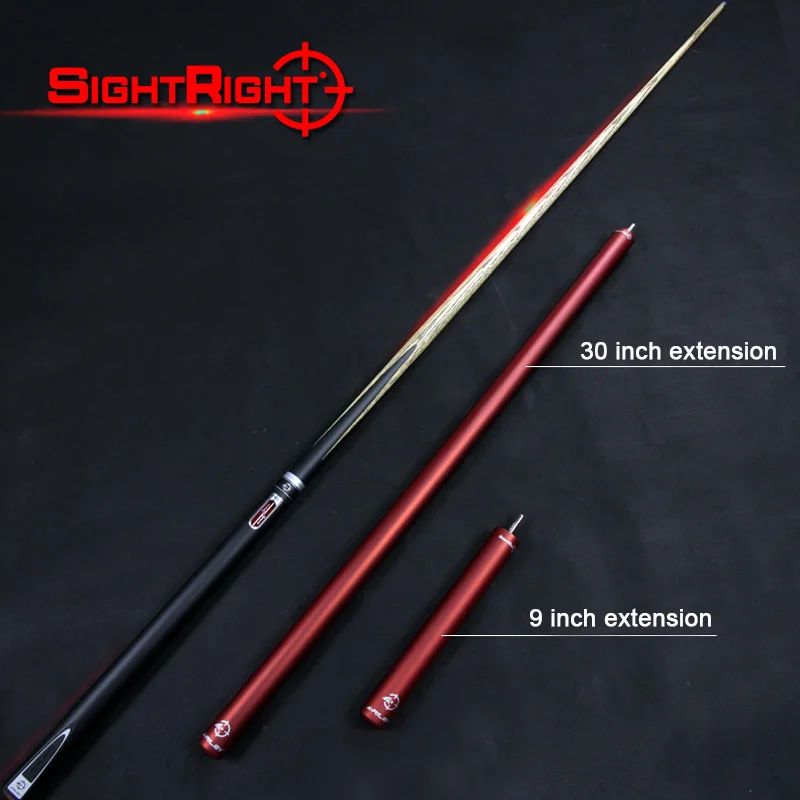 

Professional RILEY RSR-1EL 3/4 Snooker Cue Case Set 9.5mm Tip with 2 Extensions 30'' and 9'' China