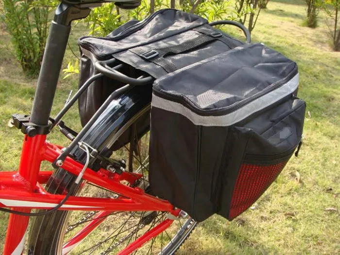 bicycle bag Велосипедная сумка-Седло Многофункциональный MTB дорожный велосипед багаж Pannier заднее сиденье багажник сумка Аксессуары для велосипеда Bicicleta - Цвет: bicycle bag