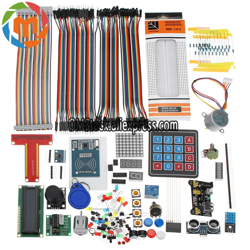 LCD1602-Breadboard-Cable-RFID-Starter-Learning-Kit-For-Arduino-For-Raspberry-Pi