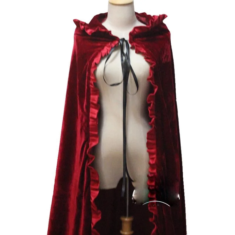 2018-Newest-Red-Cloak-Hood-Long-Red-Cloak-For-Adult-Winter-Princess-Snow-White-Belle-Aurora (1)
