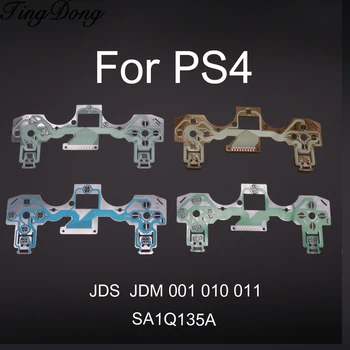 

TingDong Circuit Board PCB Ribbon for Sony for PS4 Wireless Controller Conductive Film Keypad flex Cable JDS JDM 001 011