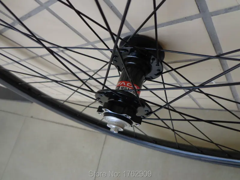 Top New 26/27.5/29er inch light clincher rim mountain bike 3K UD 12K full carbon fibre bicycle disc brake wheelset MTB Free shipping 6