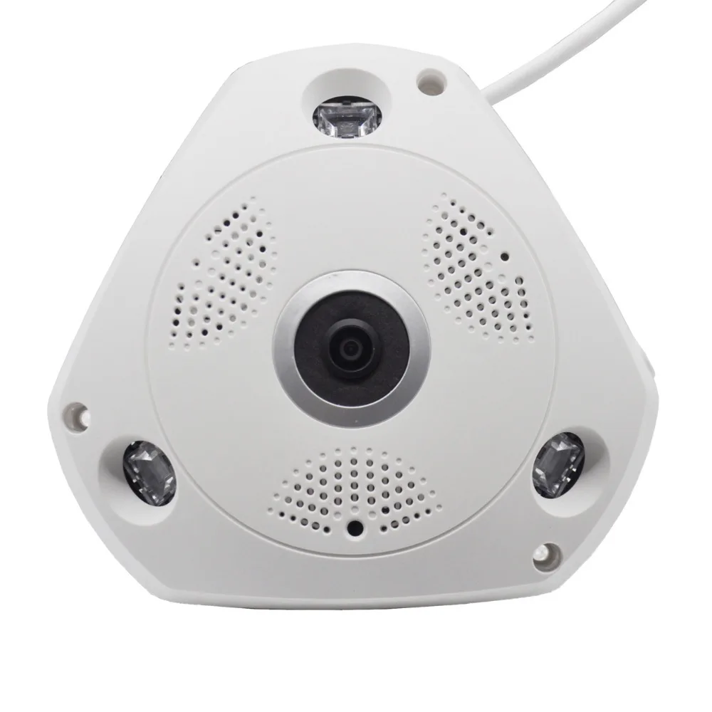 

360 Degree Viewing Panoramic IP Box Camera WiFi Infrared 960P PAL NTSC RJ-45 Security Surveillance Indoor CCD Home CCTV Cameras