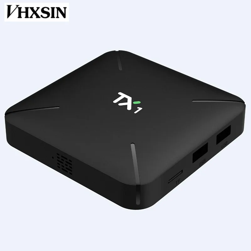 VHXSIN TX1 H3 четырехъядерный Smart Android 7 1 TV BOX 2 4 ГГц WIFI 100M локальная версия | Электроника
