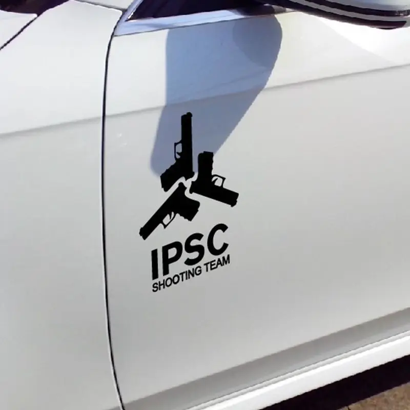 Ipsc gun vinyl car decal stickers for Trucks SUV body decorcar decal stickerstickers for