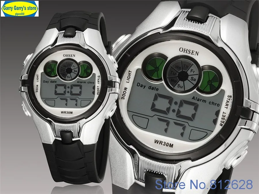 Hot Ohsen 739 Children Sports Students Watches Brand Fashion Casual Wristwatch Kids Digital Watch Lovely student wristwatch (12)