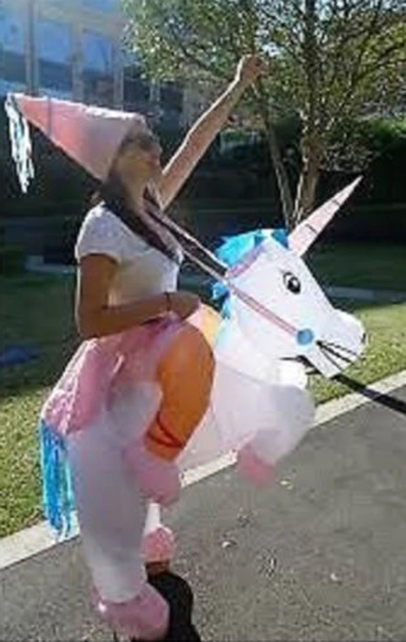 

Halloween Carnaval Inflatable Unicorn Onesie Cosplay Party Unicorn Costume Fancy Dress Suit Jumpsuit