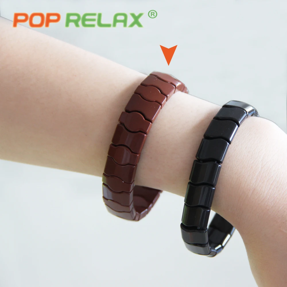 Женский и мужской браслет POP RELAX 6 корейских турмалиновых ГЕРМАНИЕВЫХ браслетов