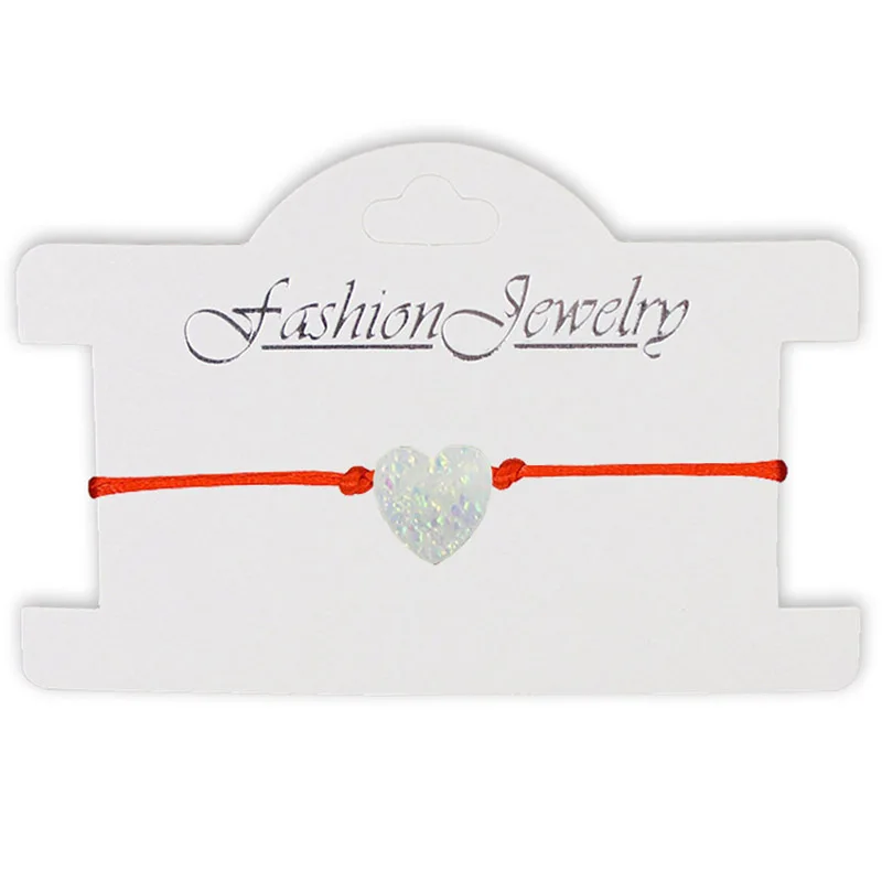 

NEW Simple Charm Heart Bracelet Glitter Sequins Lucky Red String Friendship Wish Bracelets Gifts For Women Mujer Accessories