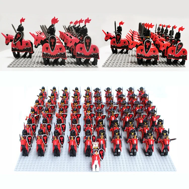 

Castle King's Castle The Gatehouse Raid Castle Lion Knights Set 6061 70404 with DIY Horse mini building fig blocks 22pcs/lot