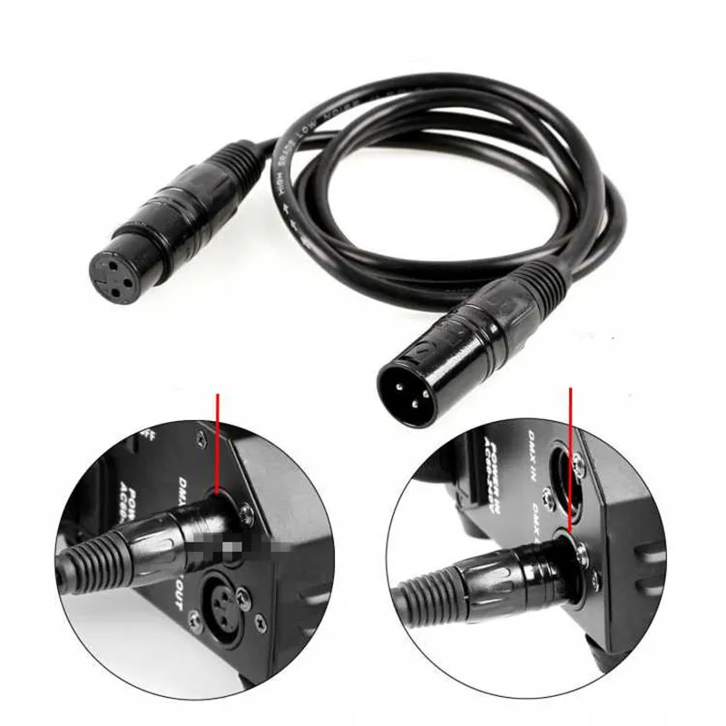 Кабель dmx xlr 512 длиной футов/2 м 6 шт.|Эффект освещения сцены| |