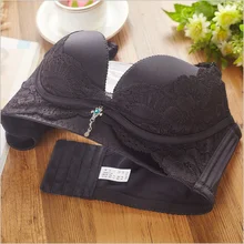 4 Colors Women Fashion Lace Comfortable Seamless Wire Free Push Up Adjustable Bra Set Underwear Intimates Lingerie Set 116
