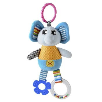 

Kids Soft Plush Cartoon Animal Rattles Handbells Baby bed bell Hanging Hand Jingle Ring Toys