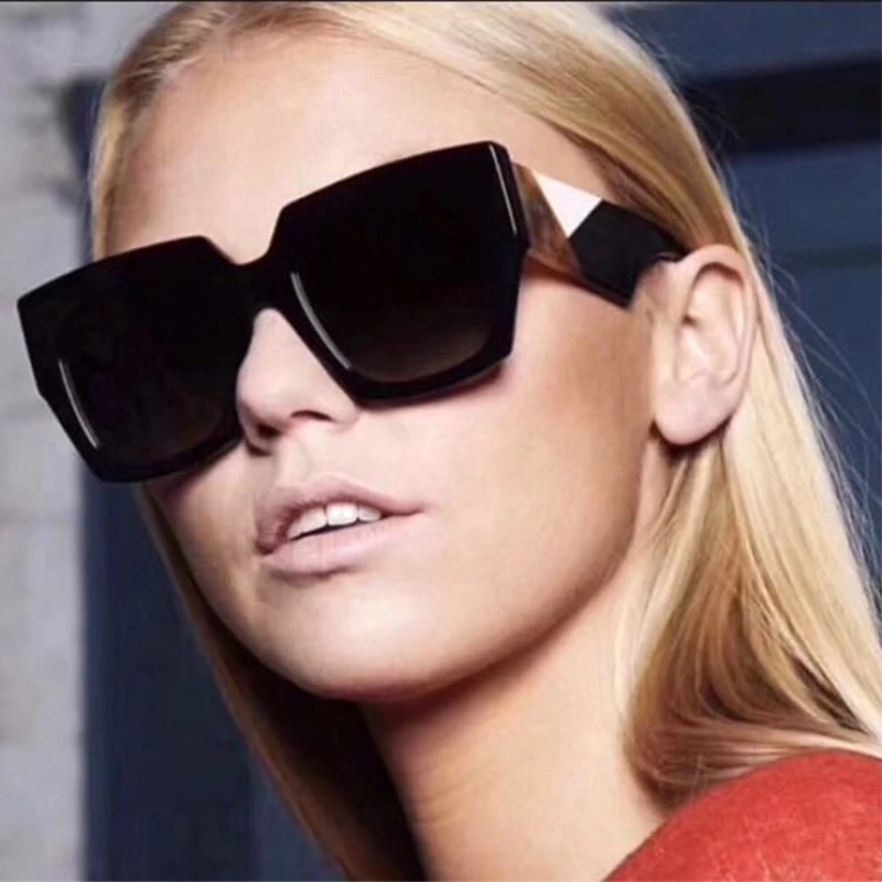 Модные трендовые Женские винтажные солнцезащитные очки в квадратном стиле с градиентом, классические ретро брендовые дизайнерские солнцезащитные очки Oculos De Sol 0263