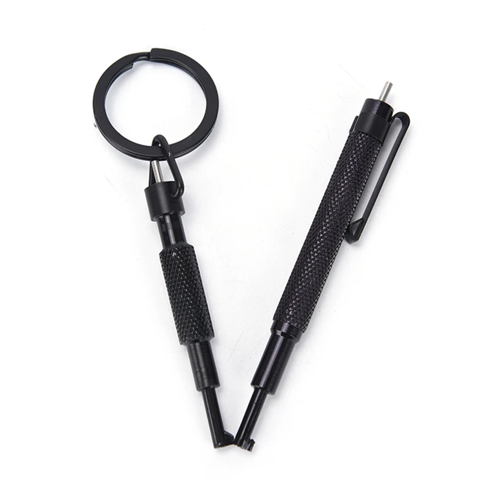 Portable Universal Handcuff Key with Pen Clip Stainless Steel Pocket