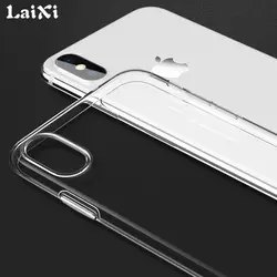 Laixi Прозрачный чехол для iPhone Xs Max XS XR Ясно ультра тонкий прозрачный мягкий силиконовый чехол из ТПУ для iPhone Xs max 9 XR