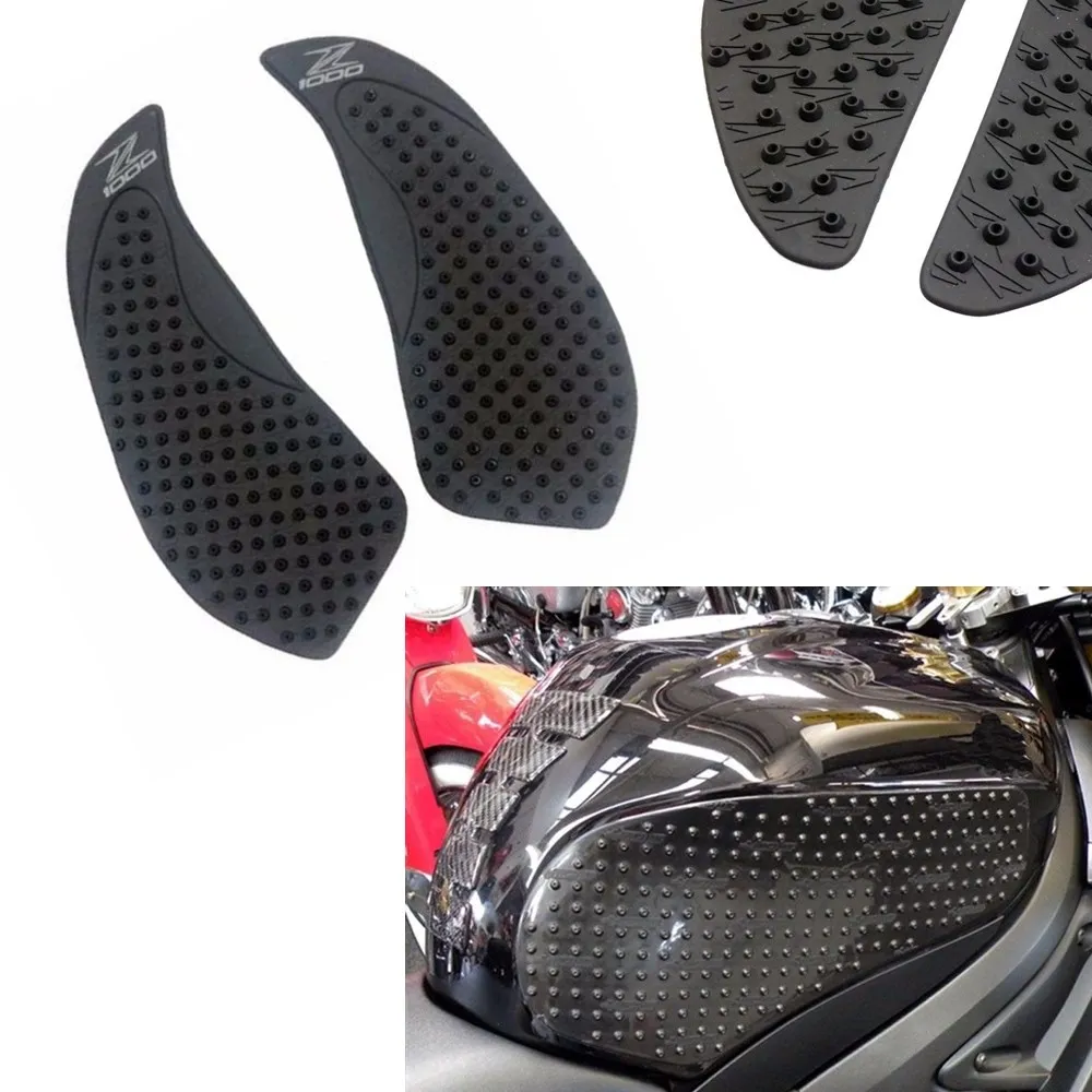 

Rubber Traction Pad Gas Tank Grip Protector for 2010-2013 Kawasaki Z1000