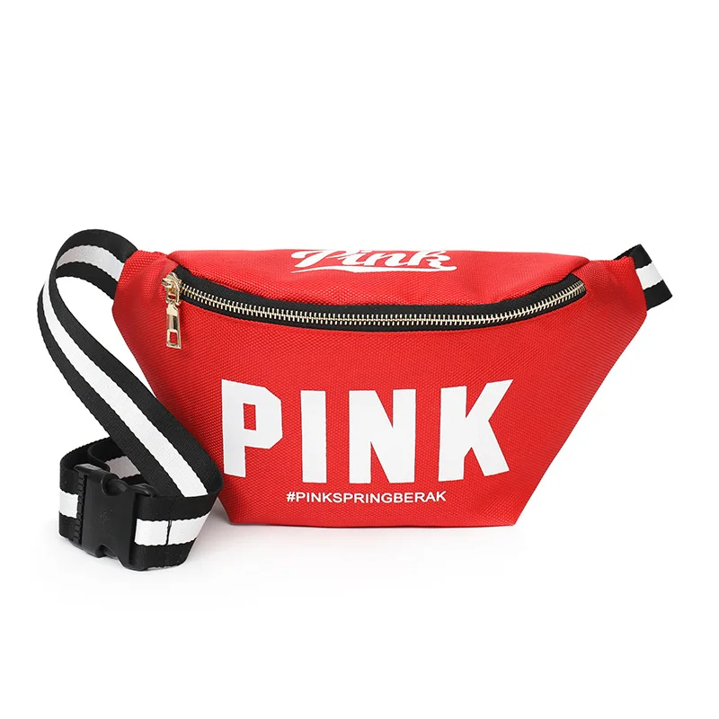 

Cheap pink Letters Print Women's Men red yellow Bag for Mobile Phones Waterproof Running Sports Gym Jogging Bag Belt Pack