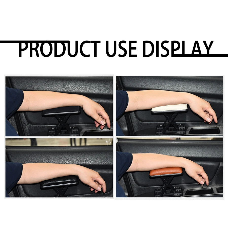 Car Driver's Left Hand Leather Armrest Support Bar Box For Mitsubishi Lancer ASX Pajero X Ford Focus 2 3 Fiesta Citroen C4 C5 C3