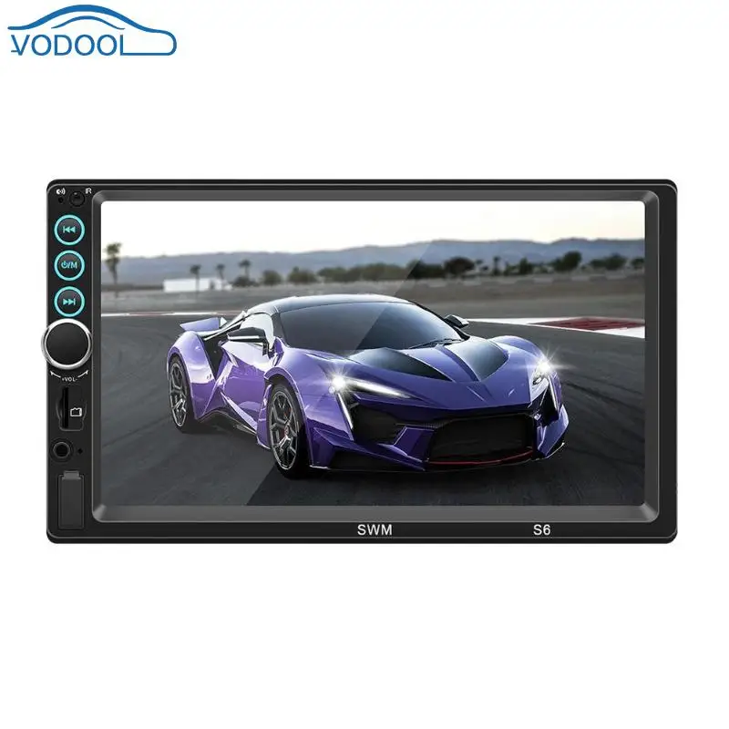 

VODOOL 7in Bluetooth Car Video Players Three-screen Display Auto Stereo MP5 U Disk AUX TF MP3 MP4 Player FM Radio