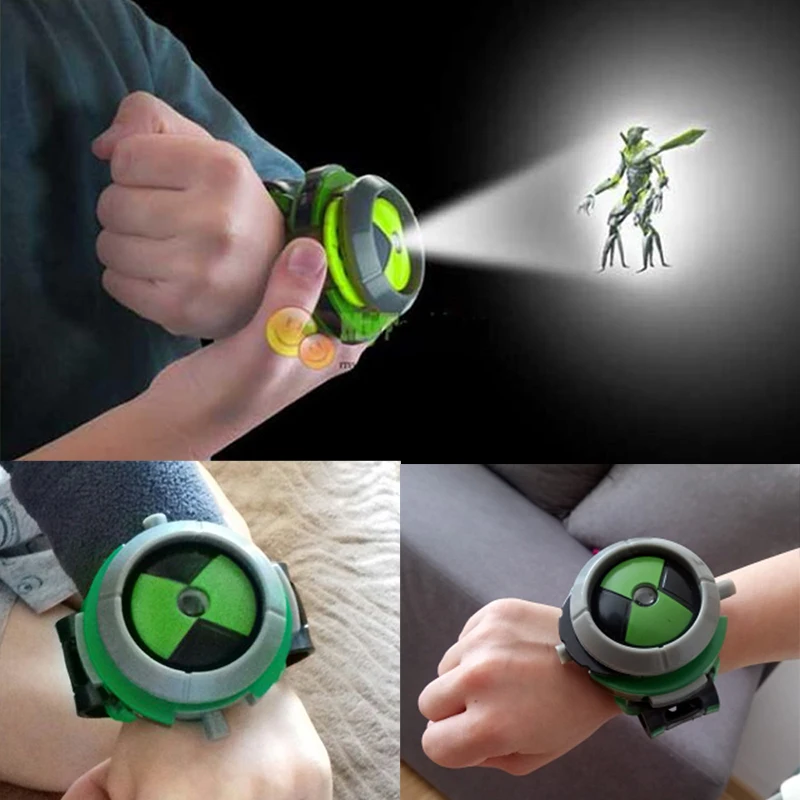 Бен 10 Ultimate Omnitrix часы Стиль Японии проецирующие часы Бэн дай оригинальные часы игрушечные лошадки для детей