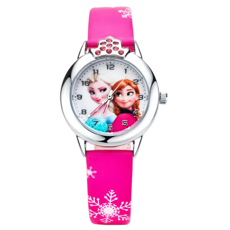 

2019 new relogio women's cosmetics cartoon princess children's wrist watch fashion children's wear quartz watch