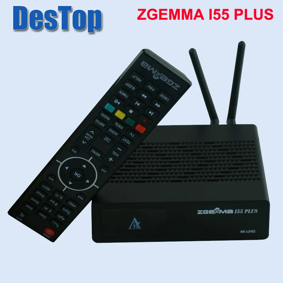 

zgemma i55 plus 4K iptv tv box with 300HMz build-in wifi free shipping