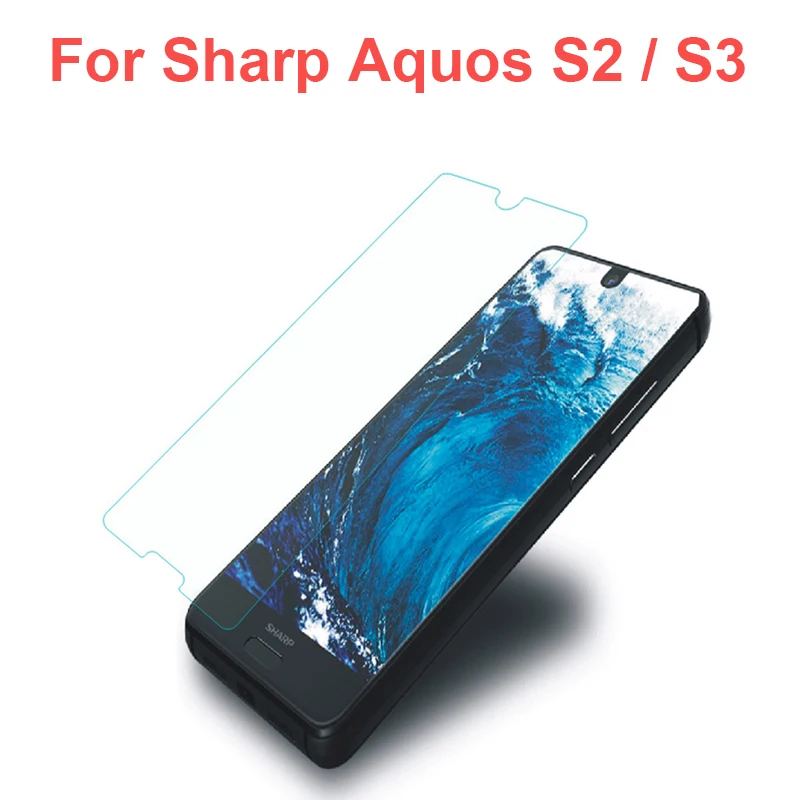 2 шт. для Sharp Aquos S2 S3 ультратонкая прозрачная защитная пленка для экрана из закаленного стекла для Sharp S2 S3 Оригинальная защитная пленка для переднего стекла