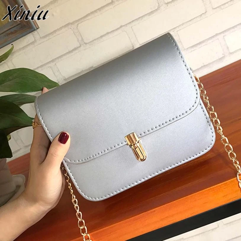 New Fashion Women Bag Handbags Clutch Female Leather Shoulder Bag Chain Strap Messenger Bags ...