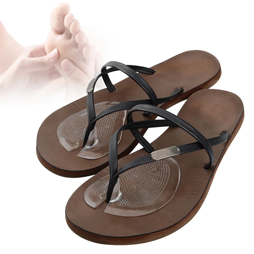 Shoe Insoles Heel Cushion Insole Heel Patch Insole Heel Insoles Toe Pads Forefoot Pads Invisible Flip Flop Sandals Silicone Slip Resistant