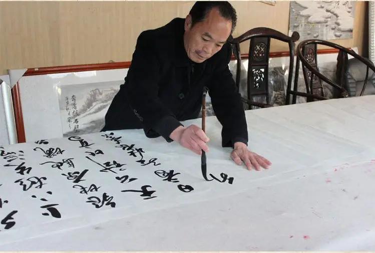 掛軸1967 HANDPAINTED ORIGINAL ART JAPANESE CALLIGRAPHY