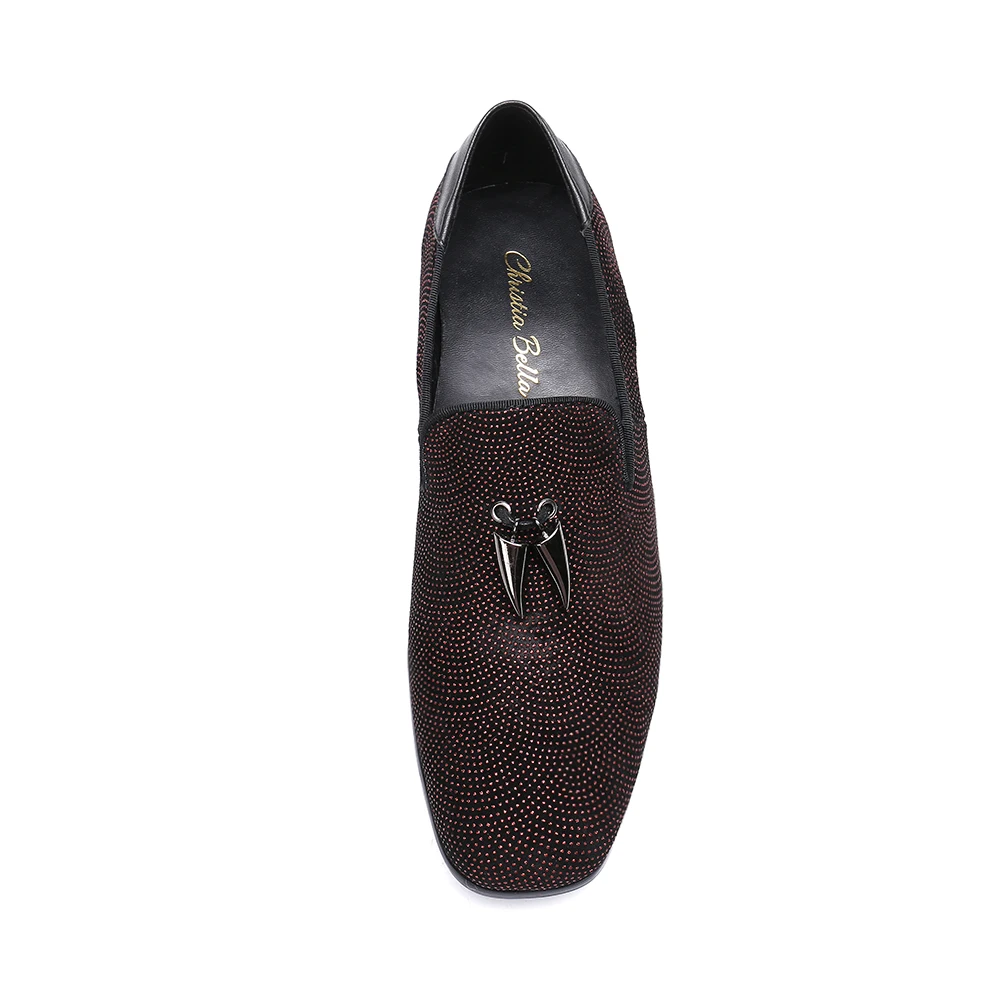 Vestido Casamento Luxo Marca 1 Homens 2 De Italiana Artesanal Borla 3 Christia Baixos Couro Mocassins Casuais Bella Oxfords Sapatos Loafers Sg0Zx6q