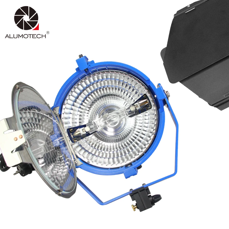 US $276.00 ALUMOTECH Compact 2000W Tungsten Light With UV Protection Glass 220V Bulb GlobeBarndoor For Studio Video Photography