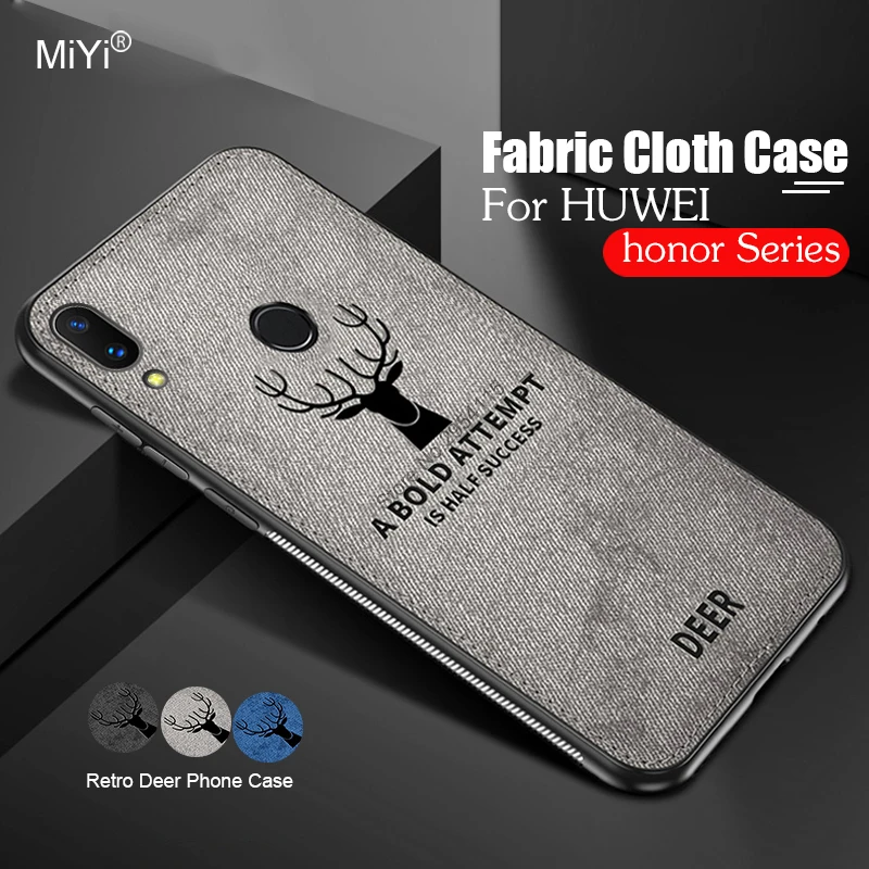 

Fabric Case for huawei honor 6x 7x 8x max 8 9 10 play Silicon Soft Edge coque cover honor 9 lite. case hono x6 x7 x8 9lite 8lite
