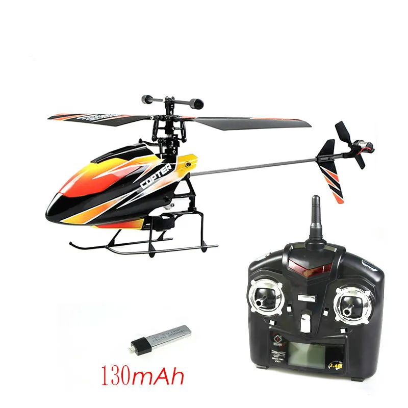 

RC Drone Helicopter V911 2.4GHz 4CH Single Blade PropellerWith Gyro Mode Toys For Kids