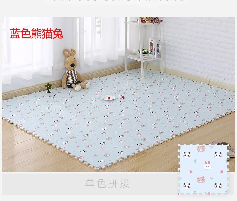 Новый популярный детский коврик панда Медведь Кролик Детский игровой tapete infantil