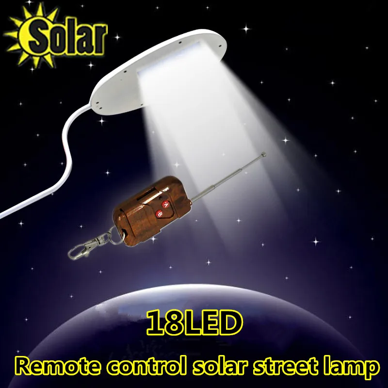

2016NEW Remote control 18 LED Solar Powered Panel LED Street Light Solar Sensor Lighting Outdoor Path Wall Emergency Lamp