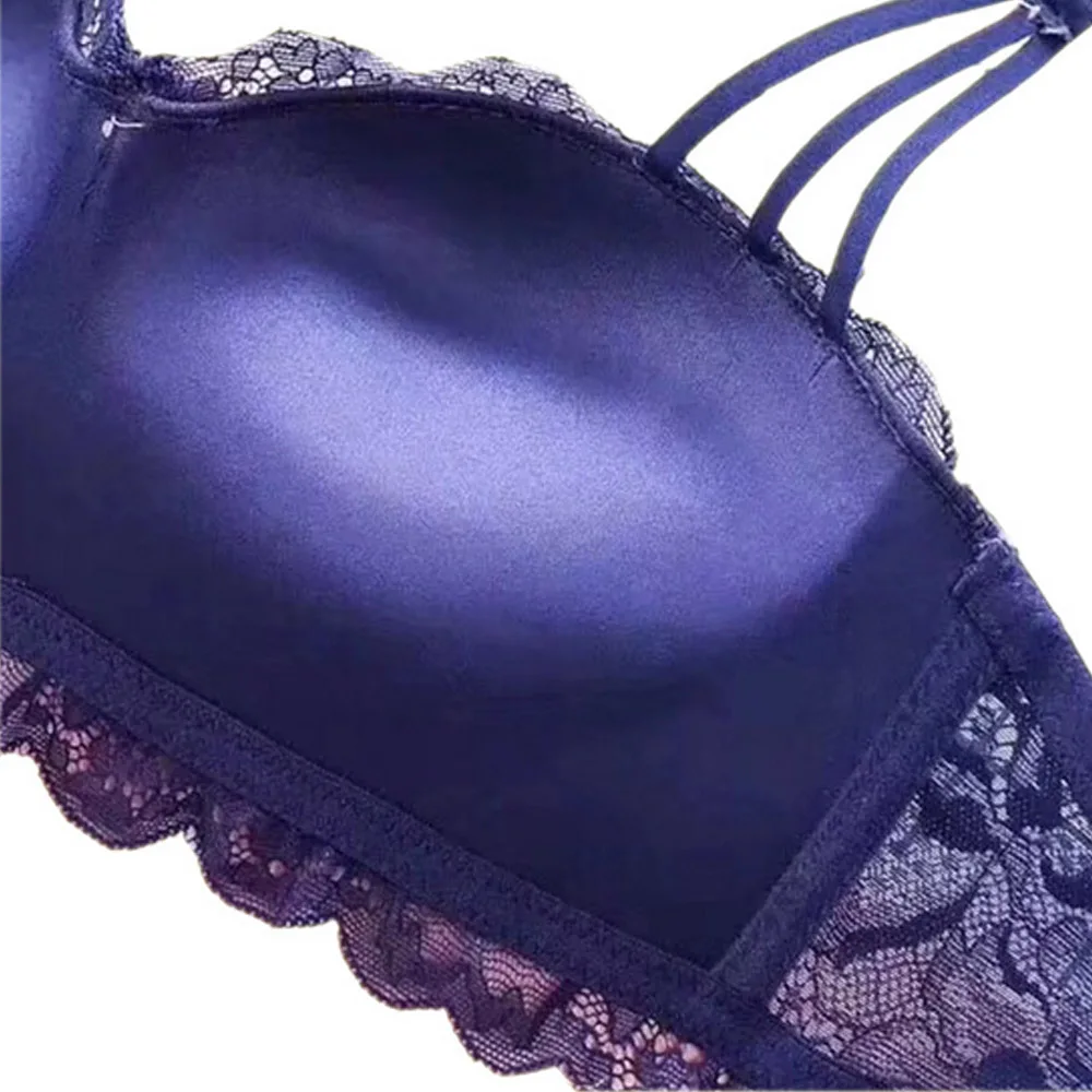 Buy PrettyCat Push-Up 3/4Th Coverage T-Shirt Bra - Purple at Rs.405 online