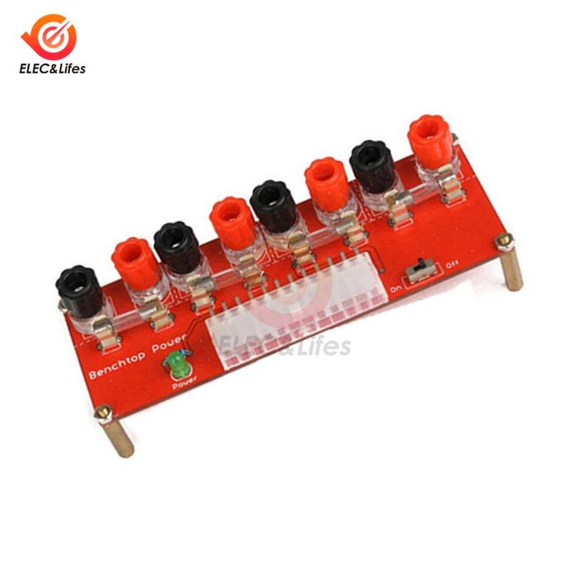 

24Pin ATX Desktop PC Computer Power adapter module board 24 pins ATX connector benchtop power supply breakout Adapter board
