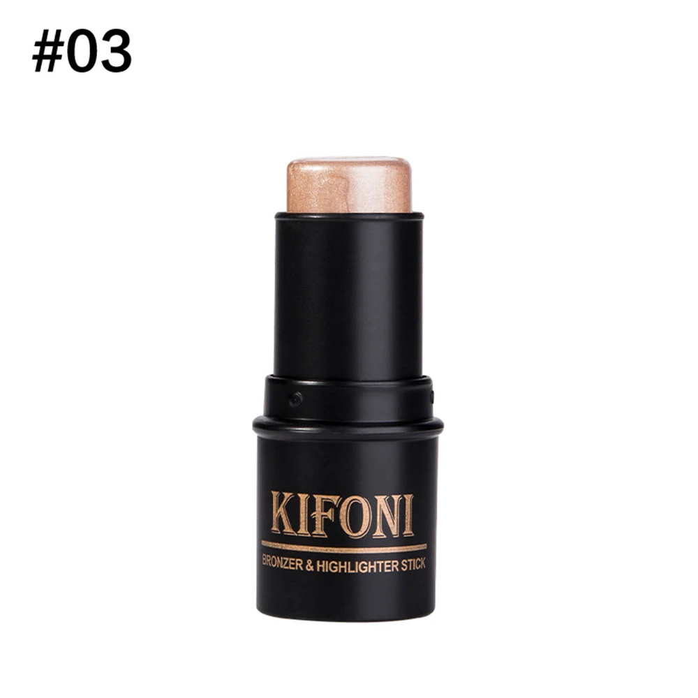 Kifini 3D контур макияж консилер ремонт ручка хайлайтер макияж 8 цветов емкость лицо водонепроницаемый яркий макияж Стик TSLM1 - Цвет: 03