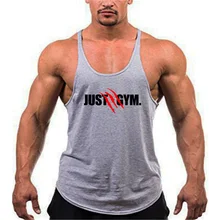 Muscleguys canotte Бодибилдинг майка Мужская Спортивная майка для фитнеса tanktop хлопок тренажерные залы одежда мышцы без Рукавов Рубашка Y назад жилет