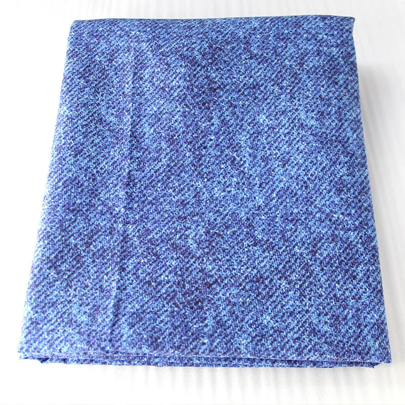 

50*145CM Denim flower Polyester Cotton Fabric for Tissue Kids Bedding Home textile Sewing Tilda Doll,c469