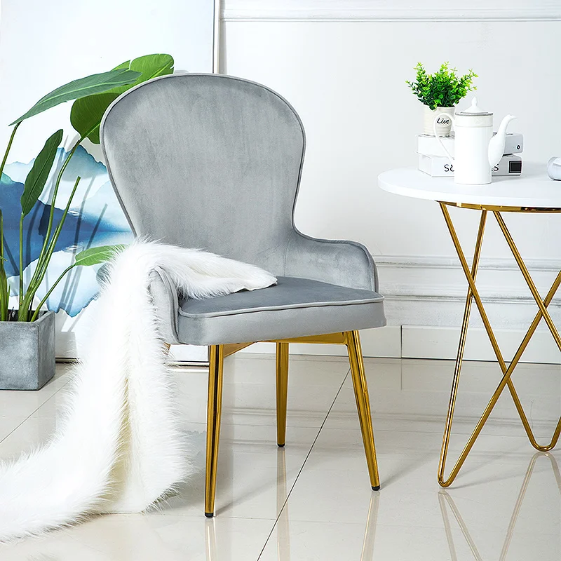 Nordic style dining chair modern minimalist cafe chair desk dressing chair Nordic style dining chair modern minimalist cafe chair desk dressing chair