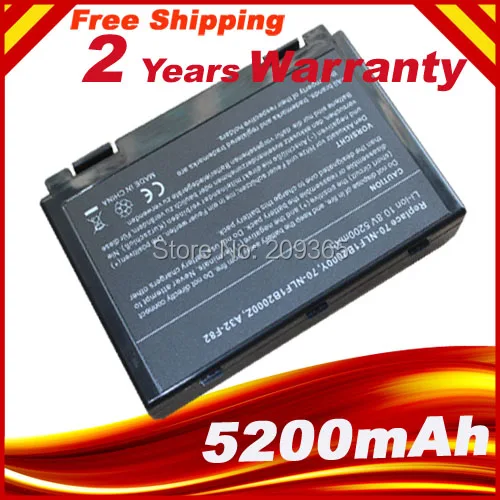 Ноутбук Батарея A32-F52 для Asus K50AB K70 F82 K50I K60IJ K61IC K50C K50ID k50IE K50IL K50IP K50X K51A K51AB | Компьютеры