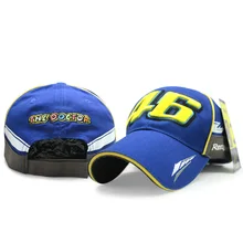 Высокое качество новый мото GP Росси 46 ВР Бейсбол Cap кость мотогонки vr46 мужчин синий козырька шляпа Росси крышка F1 гоночный Крышка горра