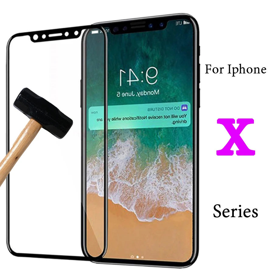 For Apple iPhone X XS XR Max Verre Screen Protector Tremp aiphone S R XSMax Protective Glass Aphone SX RX Tempered Glas Cam Film | Мобильные