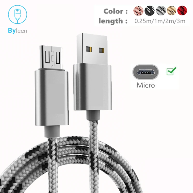 Зарядный кабель Micro usb для Xiaomi Redmi 4A 5A 4X Note Android зарядный USB 5 в 2 а быстрой зарядки и
